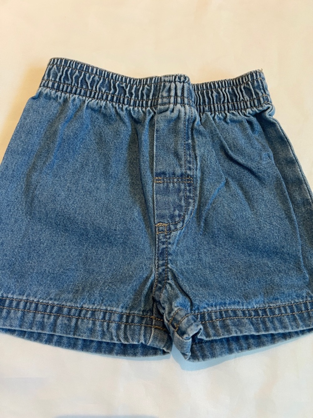 “Bundle 10/$13” 6M jean baby boy shorts Elastic-Waist Denim Shorts - Blue